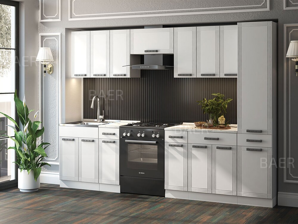 Шкаф навесной угловой СОФИ-1, ВУ6-600 Белый Софт (626х600х600)