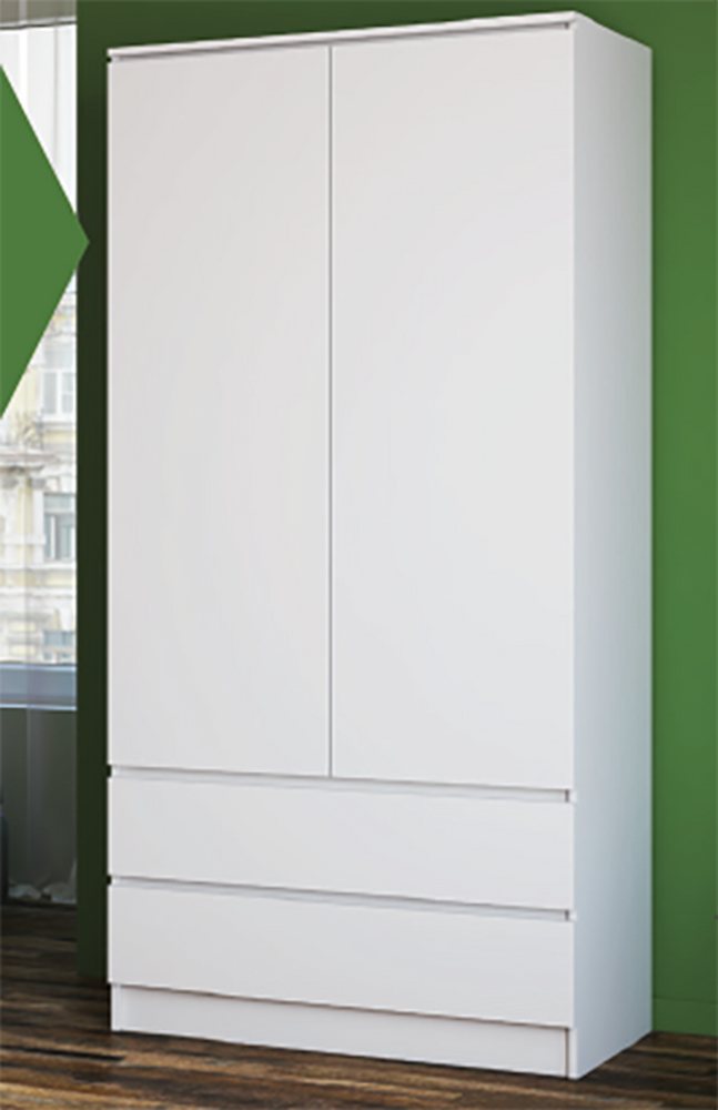 Шкаф Мальм 800*1800*500 (Белый) (2 места) 1475
