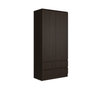 Шкаф Мальм 800*1800*500 (Венге) (2 места) 1476