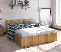 Кровать Муви 1800 (дуб крафт золотой)