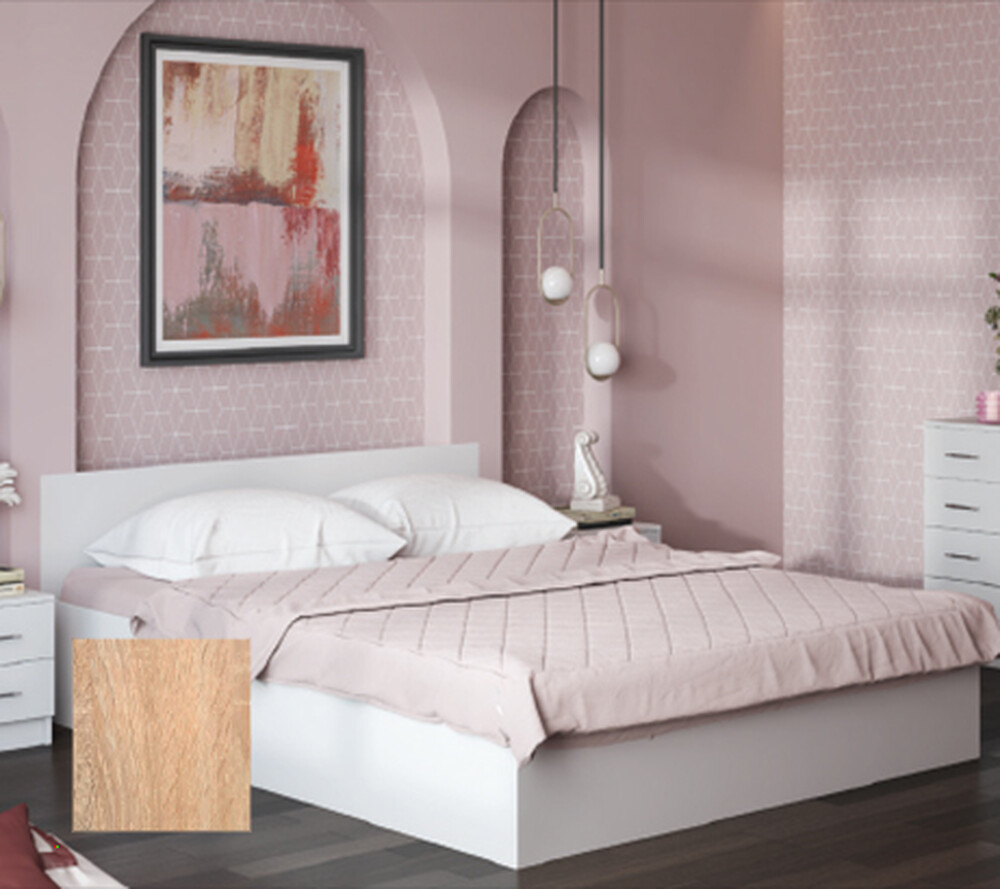 Кровать Стандарт 1800 (Сонома) (1116)