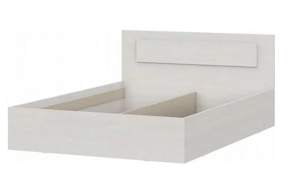 Спальня "МСП 1" Кровать двойная универсальная 1,4*2,0" Ясень Анкор светлый (2 места) БЕЗ ОСНОВАНИЯ