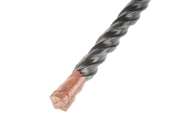 Бур по бетону ТУНДРА, крестовый наконечник, двойная спираль, SDS-plus, 16 х 210 мм 2771632