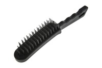 Щетка металлическая ручная ЛОМ, пластиковая рукоятка, 6-рядная 2768010