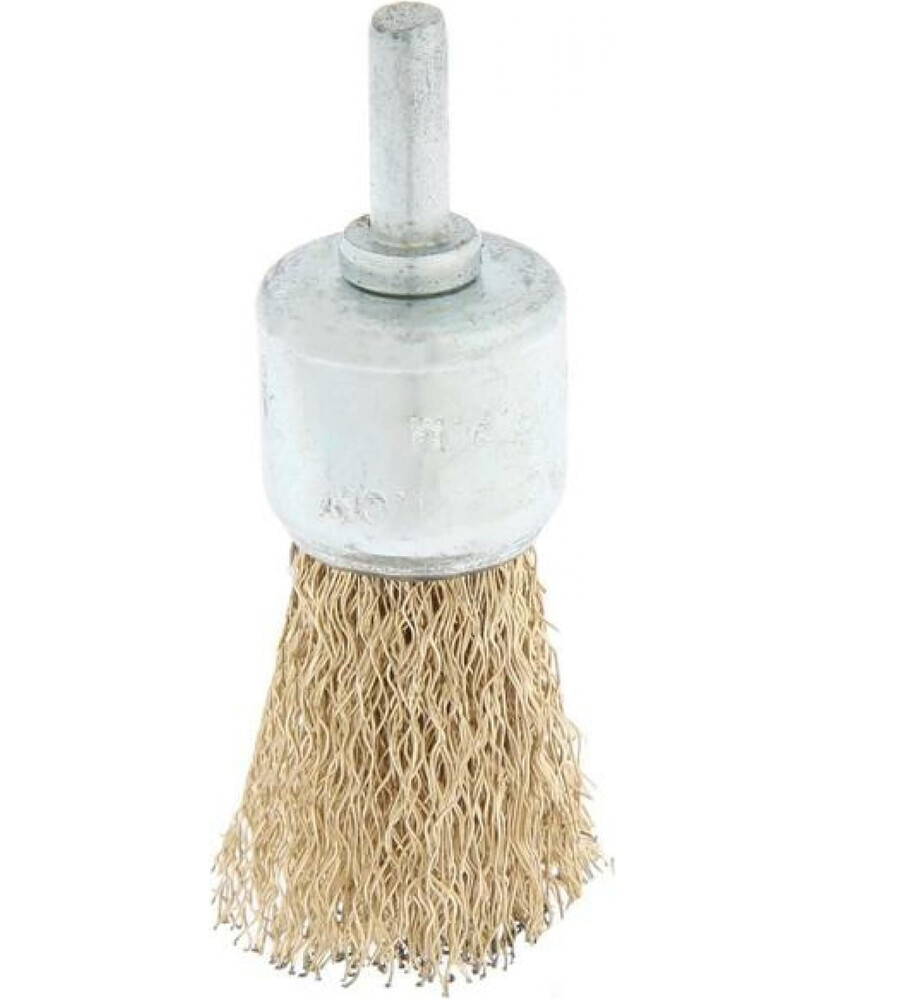 Щетка металлическая для дрели ТУНДРА, со шпилькой, "чашка", 25 мм 2768002