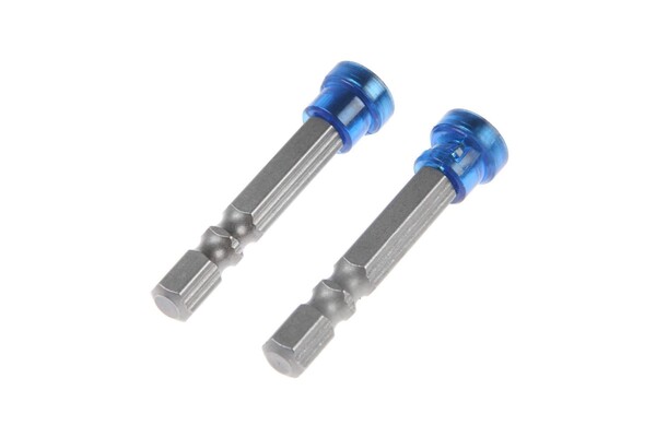 Биты ТУНДРА, намагниченные, сталь S2, круглый магнитный фиксатор, PH2 х 50 мм, 2 шт. 2393921