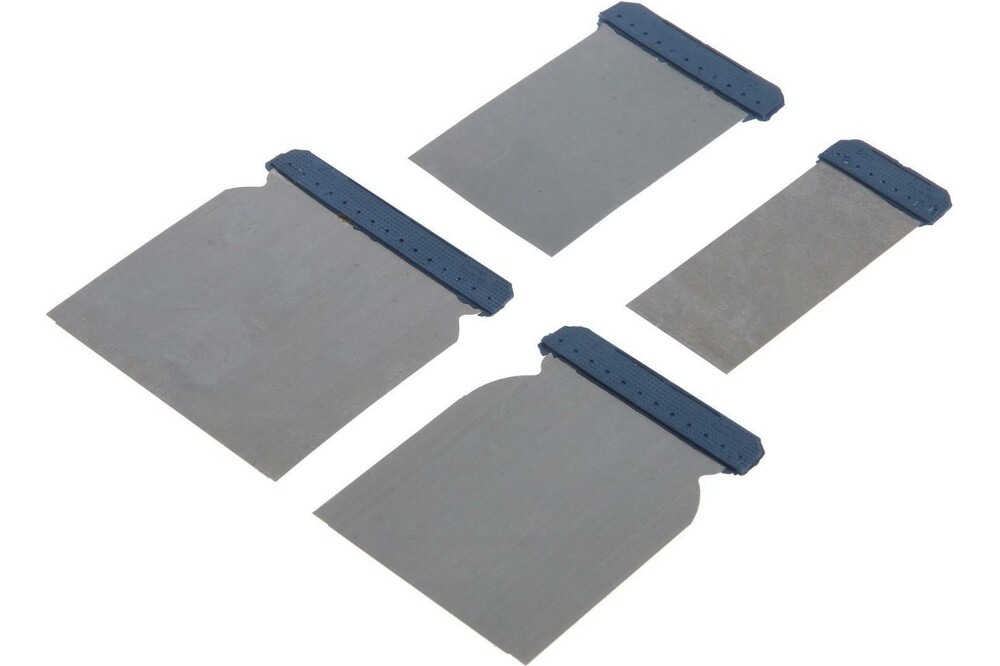 Набор шпателей ТУНДРА, "японские", металлические, 50-80-100-120 мм, 4 шт. 1818301