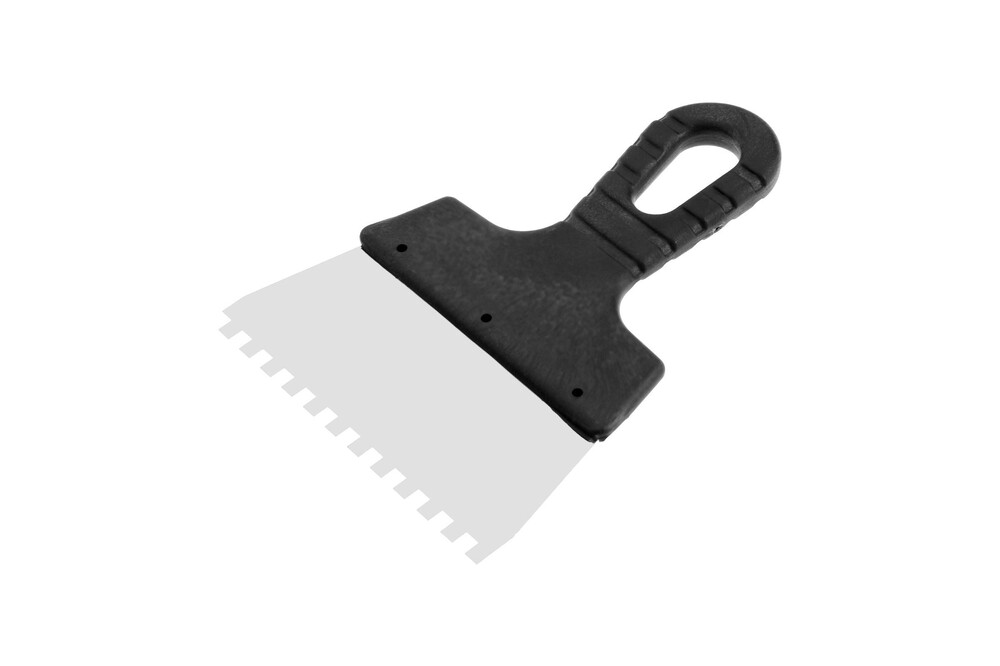 Шпатель зубчатый ЛОМ, 150 мм, зуб 8 мм, нержавеющая сталь 5386214