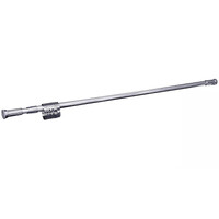 Карниз д/ванной  хром 110х200см с пруж, с хр.кол. ZALEL d=22