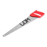 Ножовка по дереву ЛОМ, пластиковая рукоятка, 7-8 TPI, 400 мм 1818193