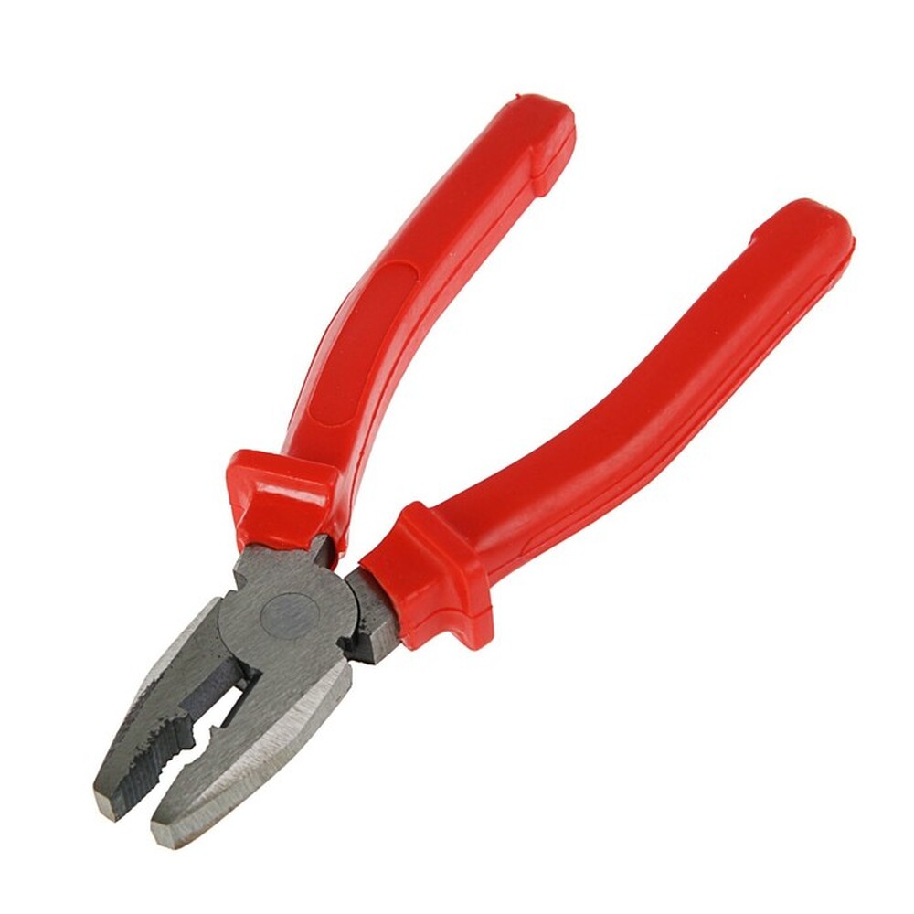 Плоскогубцы комбинированные ЛОМ, шлифованные, пластиковые рукоятки, 200 мм 1532379