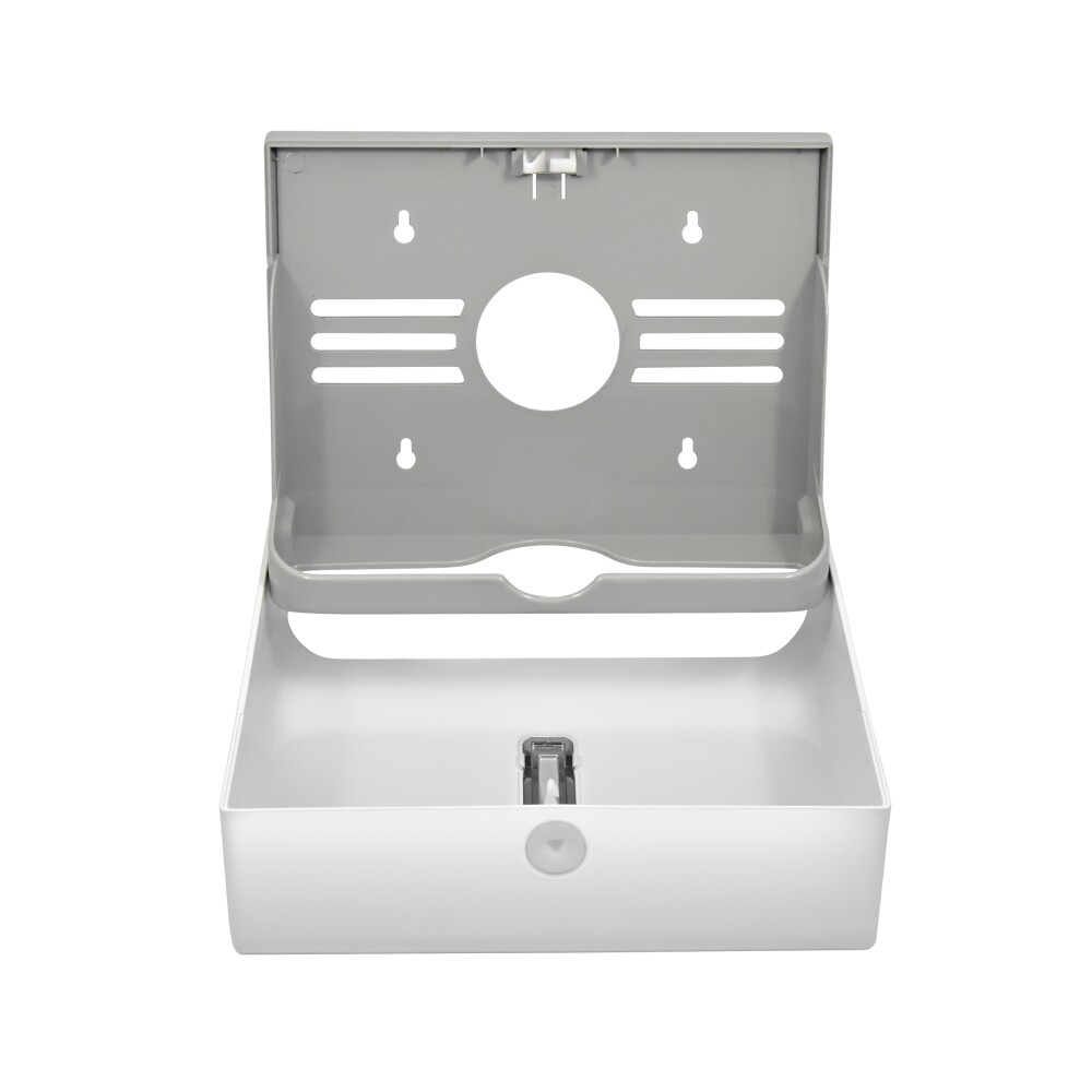 Диспенсер бумажных полотенец Puff-5130 пластик, БЕЛЫЙ, для листов Z и V сложения  