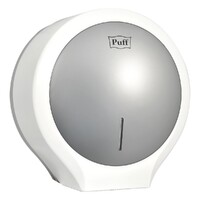 Диспенсер для туалетной бумаги Puff-7135S пластик, ХРОМ, втулка не менее 45мм, диаметр рулона 24см  НОВИНКА!!!