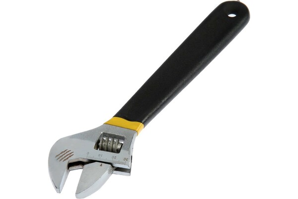 Ключ разводной ТУНДРА, обрезиненная рукоятка, 250 мм 1647013