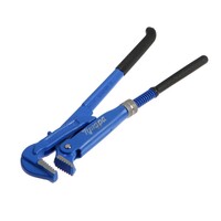 Ключ трубный рычажный ТУНДРА, плоский зажим 90°, раскрытие до 30 мм, №0, 3/4" 1187505