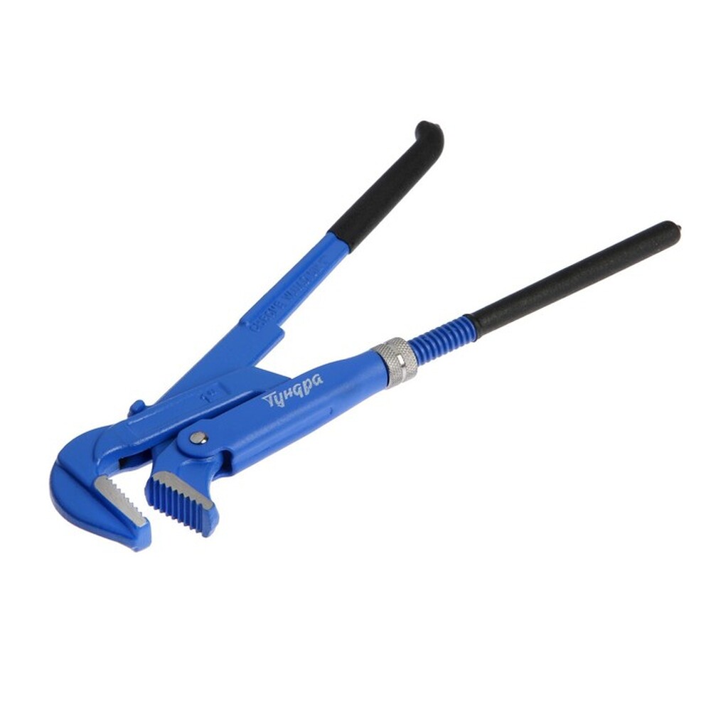 Ключ трубный рычажный ТУНДРА, плоский зажим 90°, раскрытие до 35 мм, №1, 1" 1187506