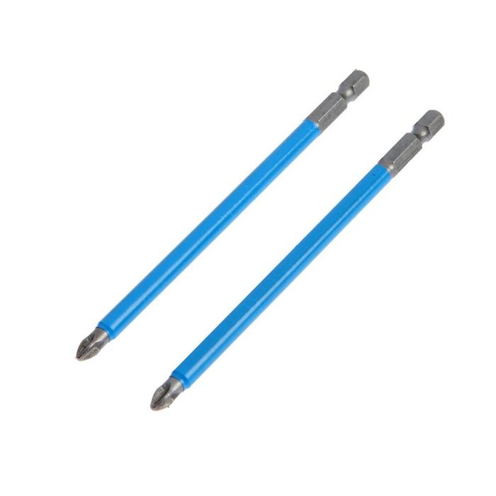 Биты ТУНДРА, намагниченные, сталь CrV, PH2 х 127 мм, 2 шт. 2270951