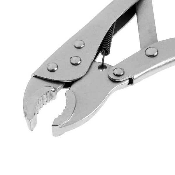 Зажим ручной ТУНДРА, полукруглый захват, с фиксатором, 180 мм 2434312