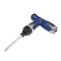 Отвертка комбинированная ТУНДРА, 3 в 1, реверс, 2К рукоятка, PH2/SL6 х 75-110 мм 2276022