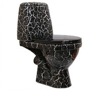 Унитаз (чаша) Rosa "Премьер" Черный Кракелюр г.Киров