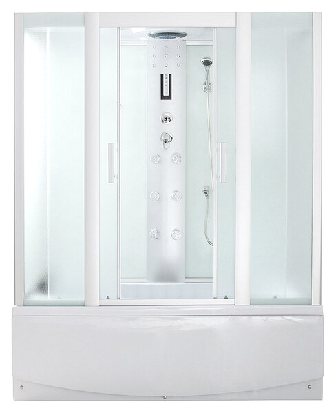 Душевой бокс  ER4515TP-C3-RUS	 1480*800*2150см,зад.стенка мат.стекло мат 4 мм выс. под.г/м проф.хром. 4 к. ER4515TP-C3-RUS