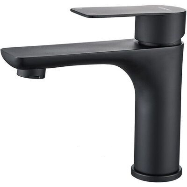 71018B Смеситель Тюльпан LEDEME НЕРЖАВЕЙКА (черный)