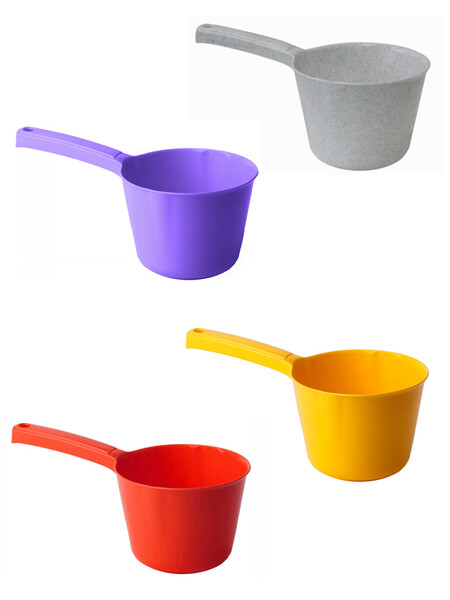 Ковш 1 л цв.микс 26х14х12,5 ("М-пластика") (М 1215)