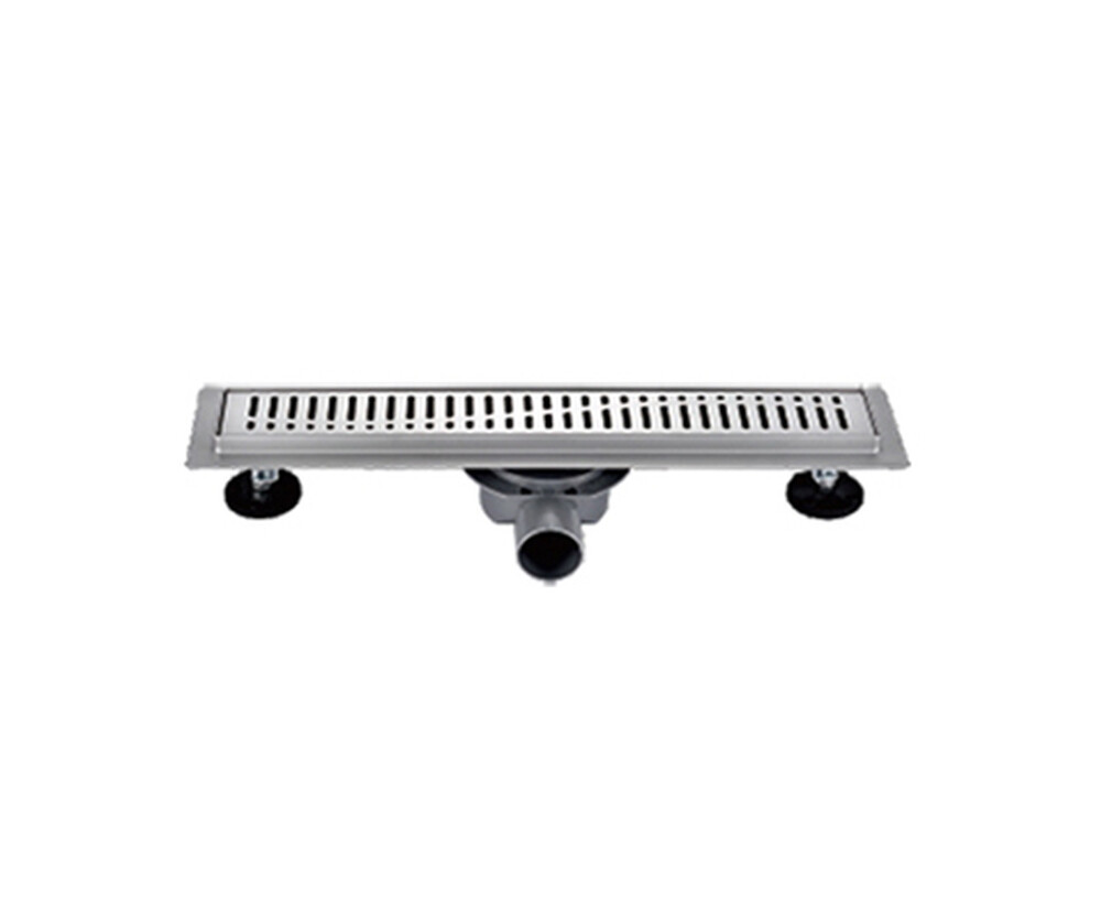 K80107-50 Трап-лоток GERHANS нерж 70*500мм (горизонтальный выпуск,ф50)  гидрозатвор