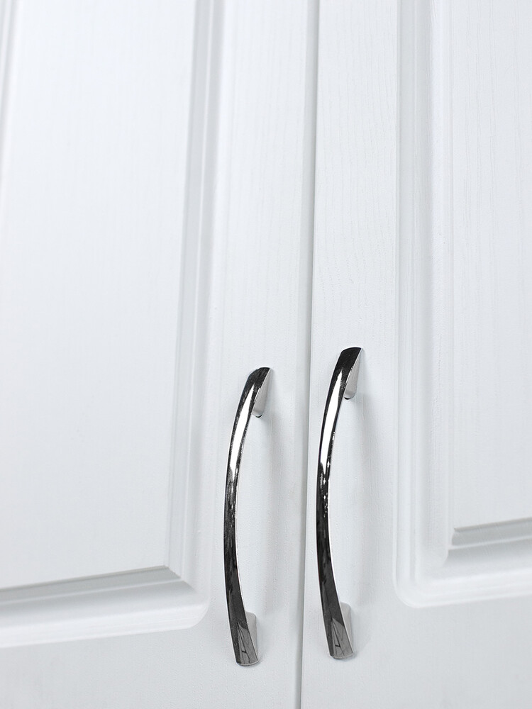 Шкаф для посуды 80 (под сушку) Ясень Белый фасад МДФ SANTREK HOME