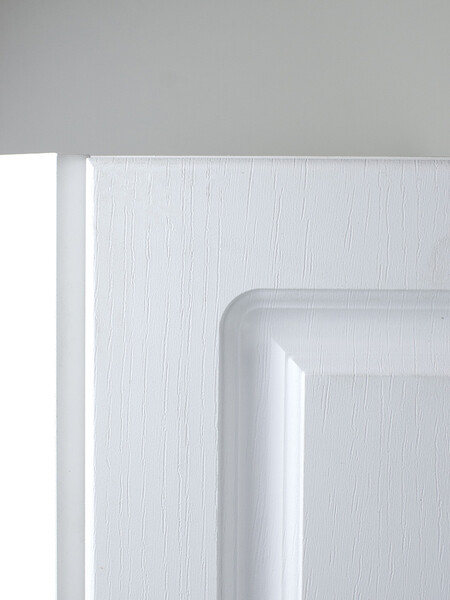 Шкаф для посуды угловой 55*55 Ясень Белый фасад МДФ SANTREK HOME