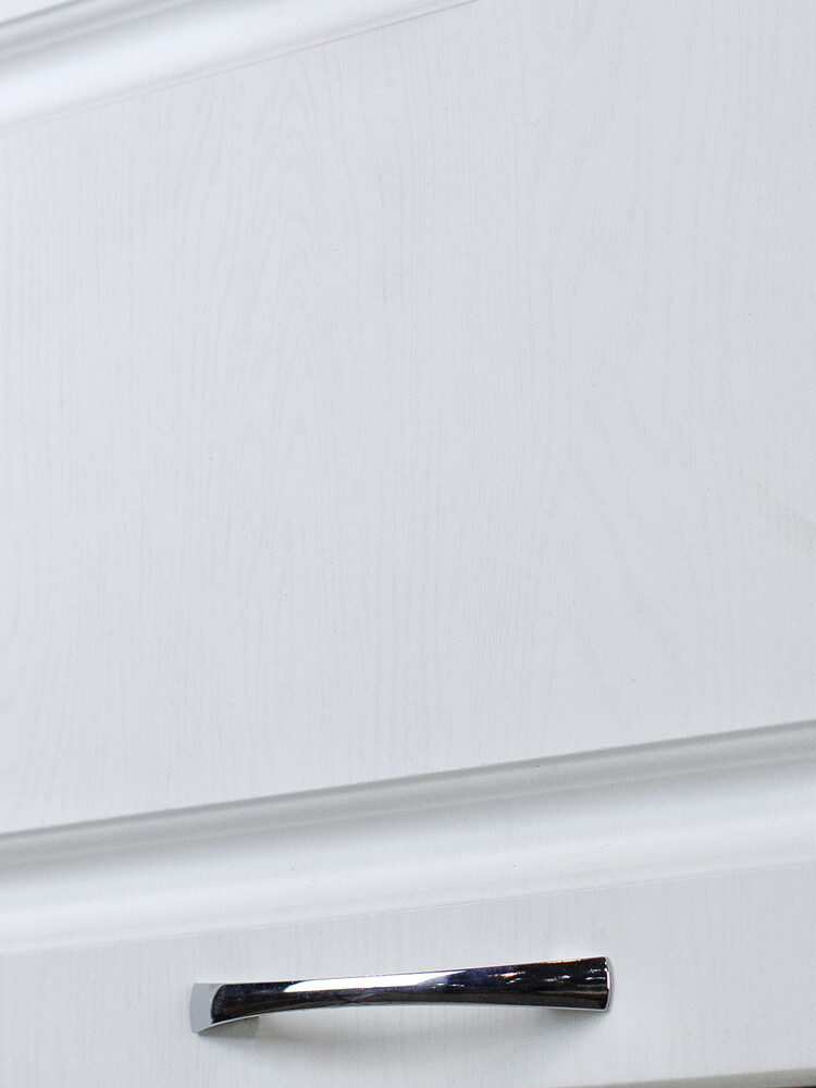 Шкаф горизонтальный над вытяжкой 50 Ясень Белый фасад МДФ SANTREK HOME