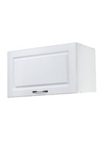 Шкаф горизонтальный над вытяжкой 60 Ясень Белый фасад МДФ SANTREK HOME