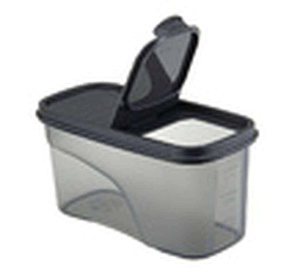 Емкость для сыпучих продуктов БЕСТ 1 л Графитовый ("М-пластика") (М 1254)