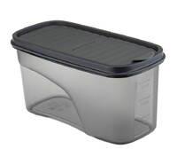 Емкость для сыпучих продуктов БЕСТ 1 л Графитовый ("М-пластика") (М 1254)