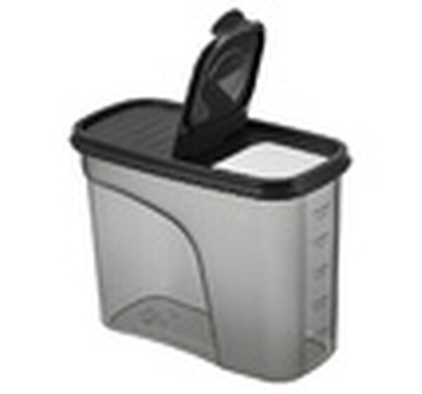 Емкость для сыпучих продуктов БЕСТ 1,5 л Графитовый ("М-пластика") (М 1255)