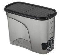 Емкость для сыпучих продуктов БЕСТ 1,5 л Графитовый ("М-пластика") (М 1255)