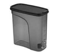 Емкость для сыпучих продуктов БЕСТ 2 л Графитовый ("М-пластика") (М 1256)