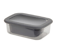 Набор ёмкостей для продуктов РЕСПЕКТ (0,4л+0,7л+1,2л) графитовый ("М-пластика") (М 1264)