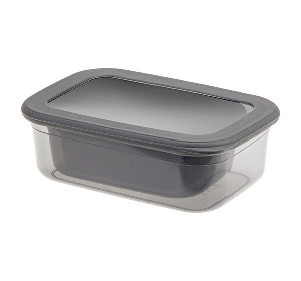 Набор ёмкостей для продуктов РЕСПЕКТ (0,4л+0,7л+1,2л) графитовый ("М-пластика") (М 1264)