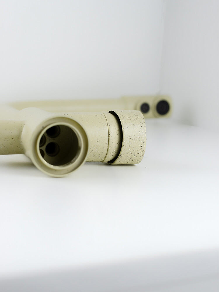 Смеситель Кухня SANTREK AQUA-1001 "PRESTIGE" (SAP-1001)  шар. d-35 с подключением фильтра питьевой воды, Песочный