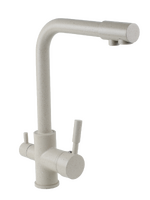 Смеситель Кухня SANTREK AQUA-1003 "PRESTIGE" (SAP-1003)  шар. d-35 с подключением фильтра питьевой воды, Бежевый