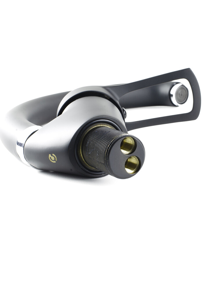 Смеситель Кухня SANTREK AQUA-1020 "PRESTIGE" (SAP-1020)  шар. d-40 Макси, Черный