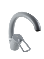 Смеситель Кухня SANTREK AQUA-1021 "PRESTIGE" (SAP-1021)  шар. d-40 Макси, Серый