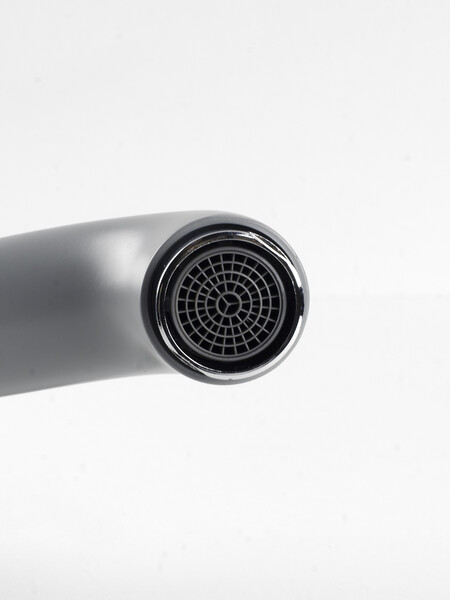 Смеситель Кухня SANTREK AQUA-1021 "PRESTIGE" (SAP-1021)  шар. d-40 Макси, Серый