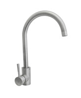 Смеситель Кухня SANTREK AQUA-930 "INOX"  шар. d-35 нерж.