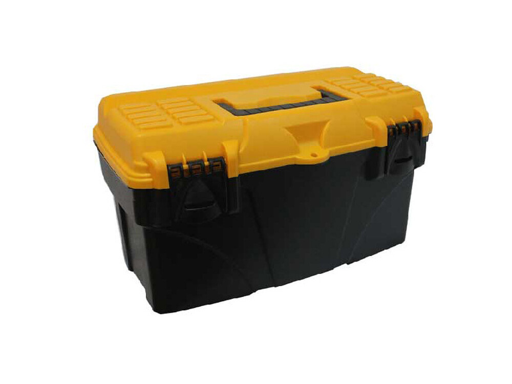 Ящик д/инструмента ТИТАН 21 Желтый с черным 53х27,5х29 ("М-пластика") (М 2933)