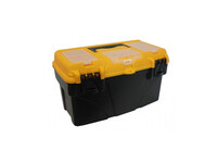 Ящик д/инструмента ТИТАН 21 (с секциями) Желтый с черным 53х27,5х29 ("М-пластика") (М 2937)