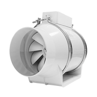 Вентилятор DOSPEL TURBO 100 (канальный, двухскор, расход воздуха 160 - 180 м3, подшип) (007-0405)