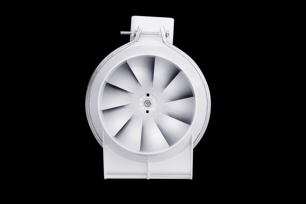 Вентилятор DOSPEL TURBO 100 (канальный, двухскор, расход воздуха 160 - 180 м3, подшип) (007-0405)