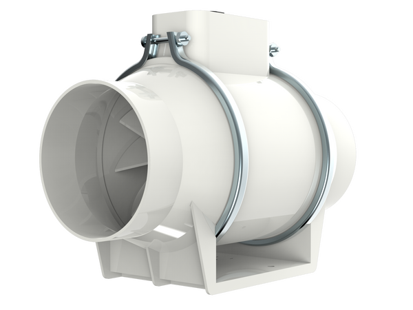 Вентилятор DOSPEL TURBO 100 (канальный, двухскор, расход воздуха 160 - 180 м3, подшип) (007-0405)